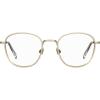imageLevis Womens LV 1027 Round Prescription Eyeglass Frames Gold AzureDemo Lens 50mm 21mm