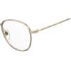 imageLevis Womens LV 1027 Round Prescription Eyeglass Frames Gold AzureDemo Lens 50mm 21mm