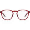imageLevis Womens Lv 1024 Round Prescription Eyeglass FramesRedDemo Lens