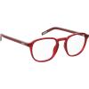 imageLevis Womens Lv 1024 Round Prescription Eyeglass FramesRedDemo Lens
