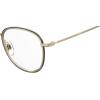 imageLevis Womens Lv 1027 Round Prescription Eyeglass FramesGold GreyDemo Lens