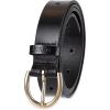 imageLevis Womens Skinny Fully Adjustable Perforated Leather Jean Belt with Round Harness Buckle Regular and Plus SizesBlack Perforated