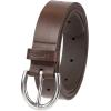imageLevis Womens Skinny Fully Adjustable Perforated Leather Jean Belt with Round Harness Buckle Regular and Plus SizesBrown Perforated