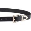 imageLevis Womens Slim Casual Western Style Leather Jean Belt with Metal Tip  Regular ampamp Plus SizesBlack Classic