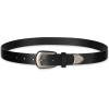 imageLevis Womens Slim Casual Western Style Leather Jean Belt with Metal Tip  Regular ampamp Plus SizesBlack Detail