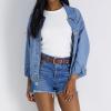 imageLevis Womens Slim Casual Western Style Leather Jean Belt with Metal Tip  Regular ampamp Plus SizesTan Classic