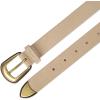 imageLevis Womens Slim Casual Western Style Leather Jean Belt with Metal Tip  Regular ampamp Plus SizesTaupe Suede