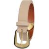 imageLevis Womens Slim Casual Western Style Leather Jean Belt with Metal Tip  Regular ampamp Plus SizesTaupe Suede