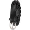 imageLevis womens Fully Adjustable Casual Leather Braided Belt for Jeans and DressesBlack Braid