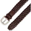 imageLevis womens Fully Adjustable Casual Leather Braided Belt for Jeans and DressesBurgundy