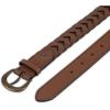 imageLevis womens Fully Adjustable Casual Leather Braided Belt for Jeans and DressesDeep Tan
