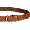 imageLevis womens Fully Adjustable Casual Leather Braided Belt for Jeans and DressesTan