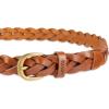 imageLevis womens Fully Adjustable Casual Leather Braided Belt for Jeans and DressesTan Braid