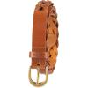 imageLevis womens Fully Adjustable Casual Leather Braided Belt for Jeans and DressesTan Braid