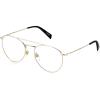 imageLevis Lv 1006 Oval Prescription Eyeglass FramesGoldDemo Lens