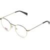 imageLevis Lv 1007 Oval Prescription Eyeglass FramesGoldDemo Lens