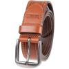 imageLevis Mens Casual Everyday Leather Jean BeltTan Double Stitch