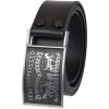 imageLevis Mens Everyday Jean Belt with Removable Plaque BuckleBlack Snap