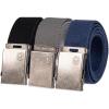 imageLevis UnisexAdult Casual CutToFit Web Belt Sets  3 Pack Straps with 1 Interchangeable BuckleBlackBlueGrey