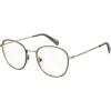 imageLevis Womens Lv 1027 Round Prescription Eyeglass FramesGold GreyDemo Lens