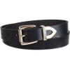 imageLevis Womens Slim Casual Western Style Leather Jean Belt with Metal Tip  Regular ampamp Plus SizesBlack Classic