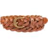 imageLevis womens Fully Adjustable Casual Leather Braided Belt for Jeans and DressesTan Braid