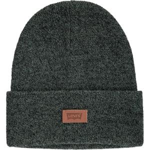 imageLevis All Season Comfy Leather Logo Patch Cuffed Hero BeanieHunter