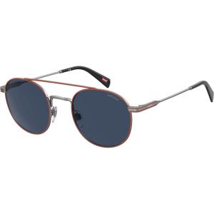 imageLevis LV 1013S Oval Sunglasses RutheniumBlue 54mm 21mm