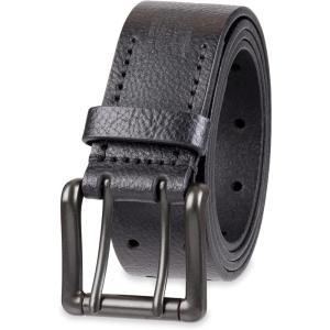 imageLevis Mens Casual Everyday Jean Belt with Double Prong BuckleBlack Pebble