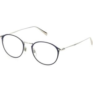 imageLevis Mens LV 5001 Oval Prescription Eyeglass Frames Matte BlueDemo Lens 50mm 20mm
