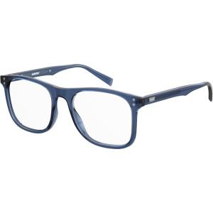 imageLevis Mens LV 5004 Square Prescription Eyeglass Frames BlueDemo Lens 52mm 18mm