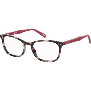 imageLevis Womens Lv 5026 Cat Eye Prescription Eyewear FramesPink HavanaDemo Lens