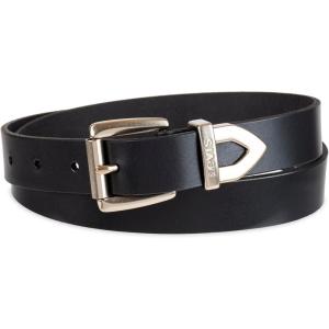 imageLevis Womens Slim Casual Western Style Leather Jean Belt with Metal Tip  Regular ampamp Plus SizesBlack Classic
