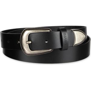 imageLevis Womens Slim Casual Western Style Leather Jean Belt with Metal Tip  Regular ampamp Plus SizesBlack Detail