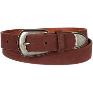 imageLevis Womens Slim Casual Western Style Leather Jean Belt with Metal Tip  Regular ampamp Plus SizesBrown Suede