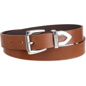 imageLevis Womens Slim Casual Western Style Leather Jean Belt with Metal Tip  Regular ampamp Plus SizesTan Classic