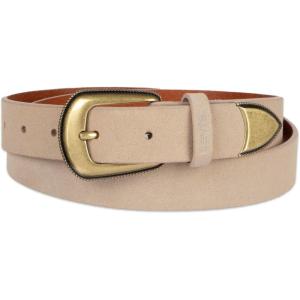 imageLevis Womens Slim Casual Western Style Leather Jean Belt with Metal Tip  Regular ampamp Plus SizesTaupe Suede