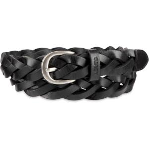 imageLevis womens Fully Adjustable Casual Leather Braided Belt for Jeans and DressesBlack Braid