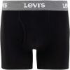 imageLevis Boxer Briefs for Men Cotton Stretch Breathable Mens UnderwearLogoBlackGrey
