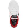 imageLevis UnisexChild Drive Lo SneakerWhiteBlackRed