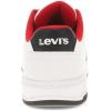 imageLevis UnisexChild Drive Lo SneakerWhiteBlackRed