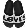 imageLevis Womens Casual Slide SandalBlackWhite