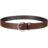 imageLevis Womens Curved Buckle Leather Belt for Jeans Dresses and SkirtsBrown