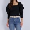 imageLevis Womens Curved Buckle Leather Belt for Jeans Dresses and SkirtsWheat Loop