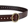 imageLevis Womens MultiPerforate Fully Adjustable Casual Belt for Jeans Trousers and DressesBrown