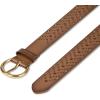 imageLevis Womens MultiPerforate Fully Adjustable Casual Belt for Jeans Trousers and DressesTan