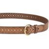 imageLevis Womens MultiPerforate Fully Adjustable Casual Belt for Jeans Trousers and DressesTan