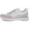 imageLevis Womens Oats 2 Synthetic Leather Casual Trainer Sneaker ShoeWhiteTaupe