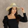 imageLevis Womens Wide Brim Straw HatBlack