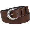 imageLevis Womens Curved Buckle Leather Belt for Jeans Dresses and SkirtsBrown Loop